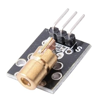 UG LAND INDIA KY-008 3pin 650nm Red Laser Transmitter Dot Diode Copper Head Module for DIY Kit