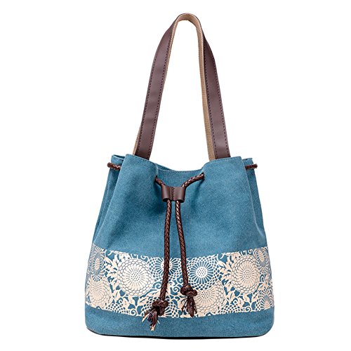 Sac bandoulière toile seaux de fumée douces chansons folk sac une seule épaule D