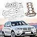 Sekeseauto Engine Gasket Kit 52443600 HS55078 Cylinder Head Gasket Set 11128676519 11127588418 Compatible with BMW 125i 220i 225i 228i 320i 328i 428i 520Li 525Li 528i X1 X3 X4 Z4 2.0L Turbo