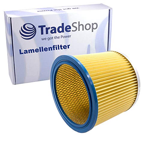 Lamellenfilter Filterpatrone Ersatz für LIV Extra 2000, Metabo AS 8000 ASA 9001, Rowi 20 PX 1.1, Simpa, Starmix NT10, Tarrington House WVC3500