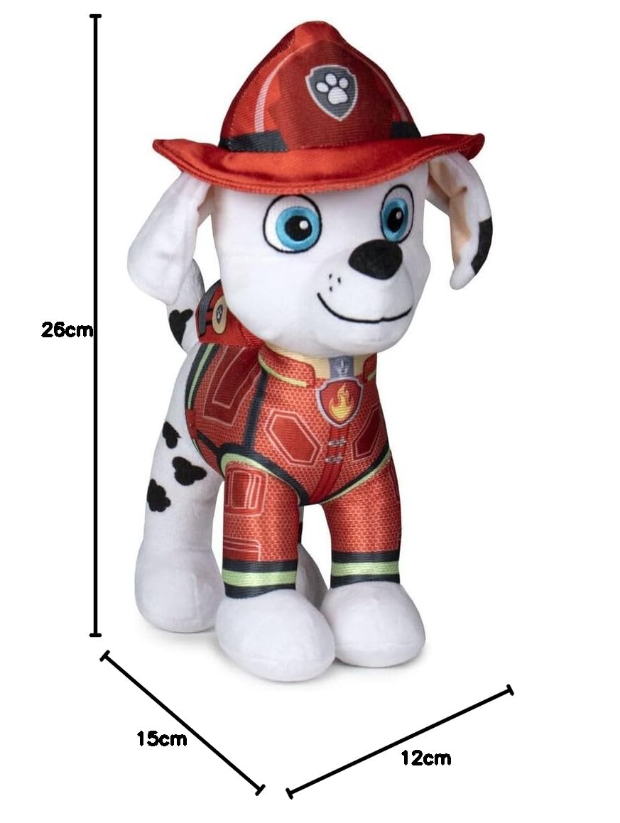 Peluche PAW Patrol Marshall Dal Film | 15 Cm Di Morbidezza Per Piccoli Fans