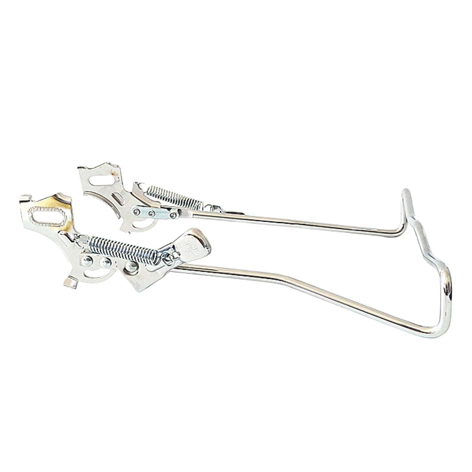 Bicycles Double Kickstand Adjustable Bike Center Mount Stand Nonslip Rear Mount Mountain Bike Cycle Parking Rack