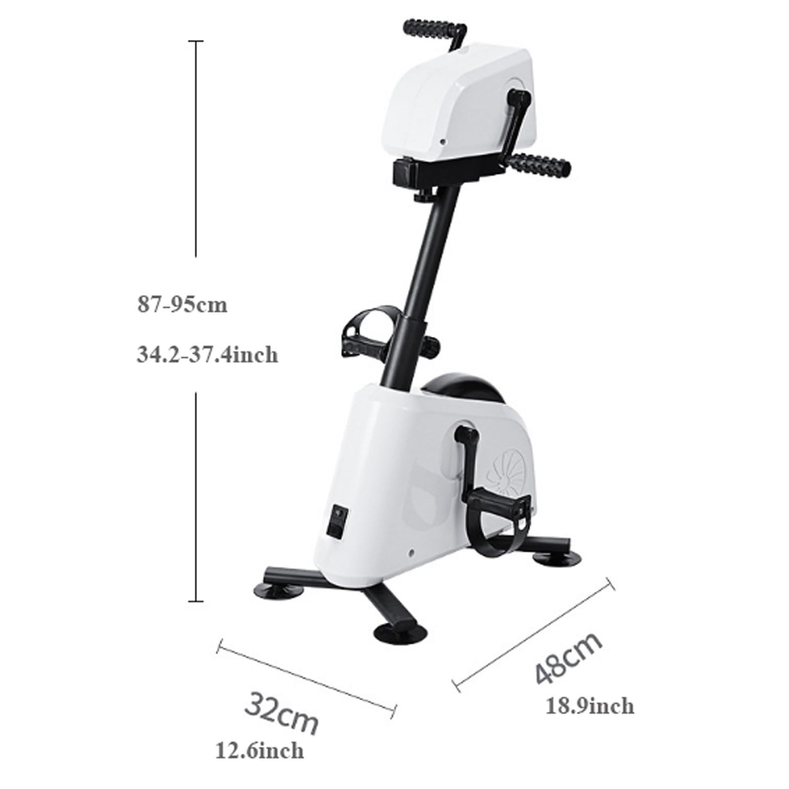 Rower treningowy z pedałami Elektryczny rower treningowy do domu, rower Exerciser Rehabilitacja Maszyna treningowa do ćwiczeń pedału ramienia i nogi dla p