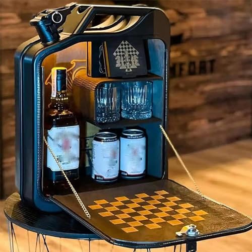 Gabinete de bar de whisky portátil, el juego de regalo perfecto original 2