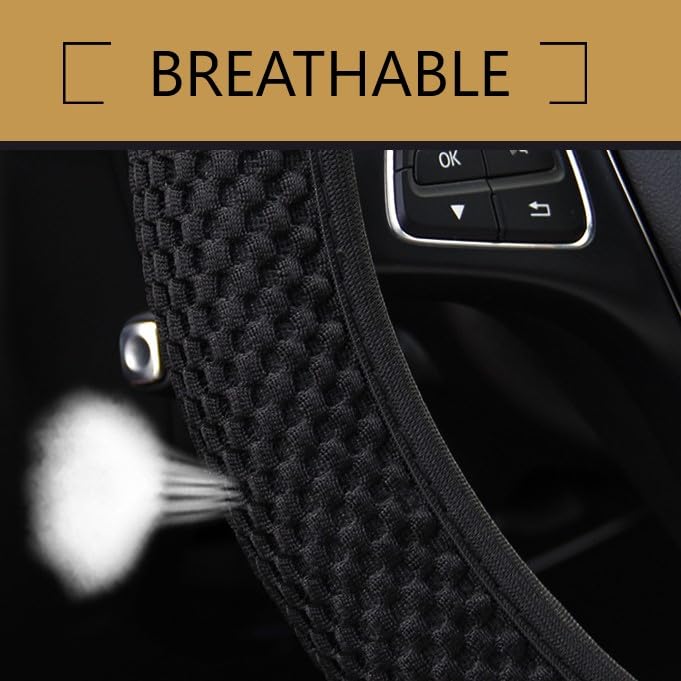 Coprivolante Elasticizzato Fosforescente – Antiscivolo In Neoprene, Universale 37-39 Cm, Traspirante, Accessorio Auto - 2