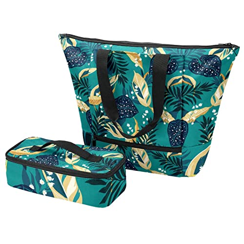 Sac à déjeuner isolé à motifs zigzag pour garder vos repas au frais