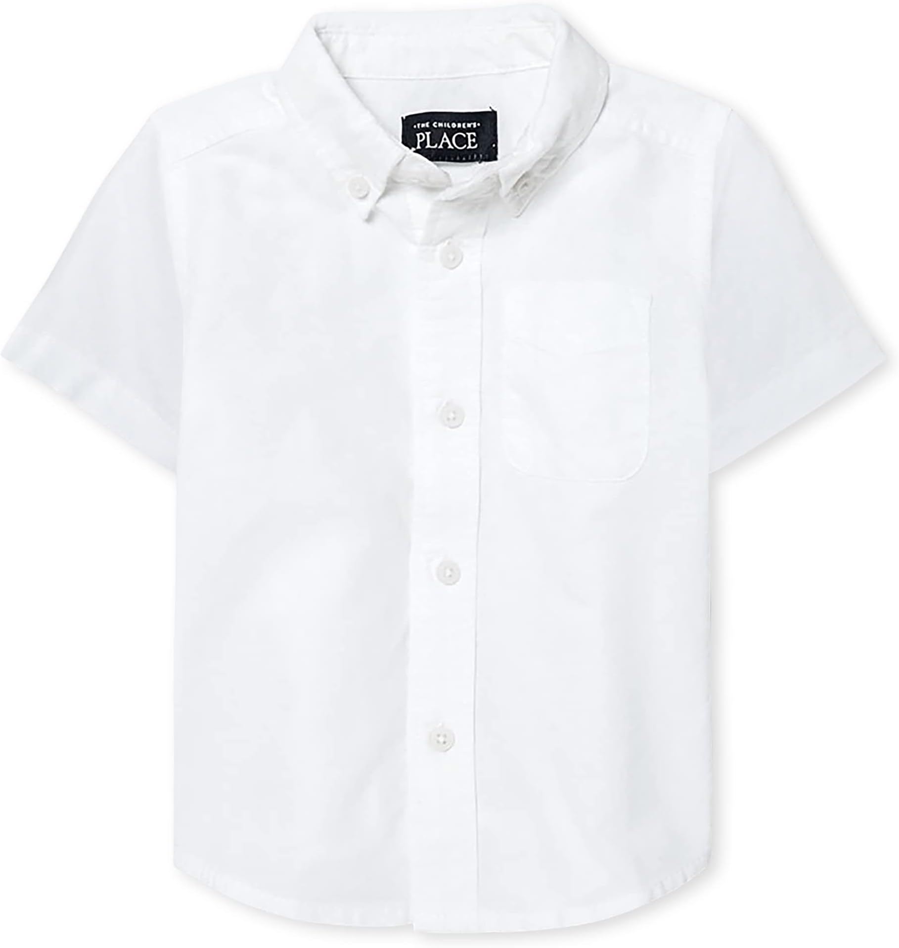 Baby Boys and Toddler Boys Short Sleeve Oxford Button Down Shirt