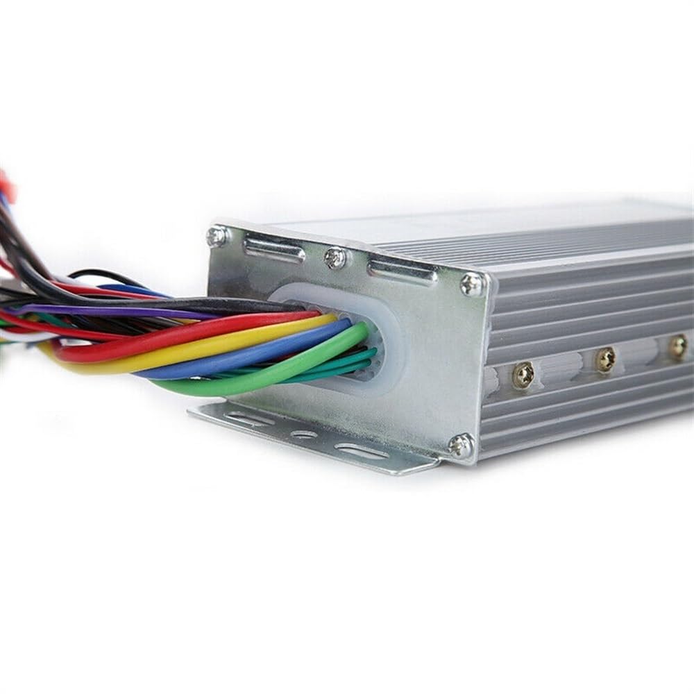 Centralina Monopattino Elettrico 36v/48v 350w/450w/500w Motor Controller E-Bike Brushless velocità Driver Controller Accessori for Biciclette Elettriche Brushless Motor Controller(48V500W)