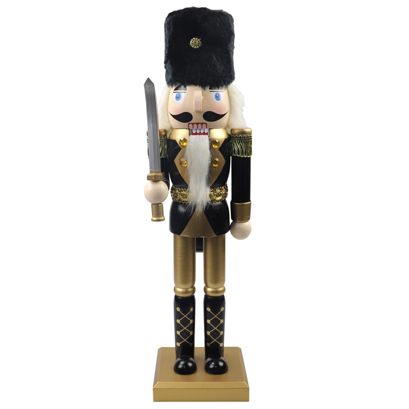 Tsophreniq Christmas Nutcrackers Ornament, Wood Soldier Figures Standing Decorations for Soldier