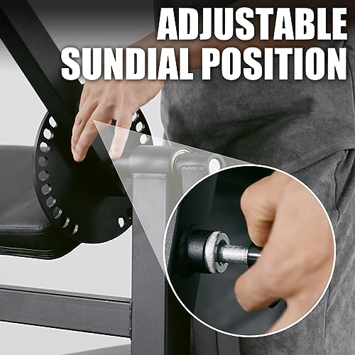 GMWD Bicep Tricep Curl Machine, 250LBS Plate Loaded Bicep Curls and Tricep Extension Machine, 2 in 1 Exercise Equipment for Home Gym Workout Station