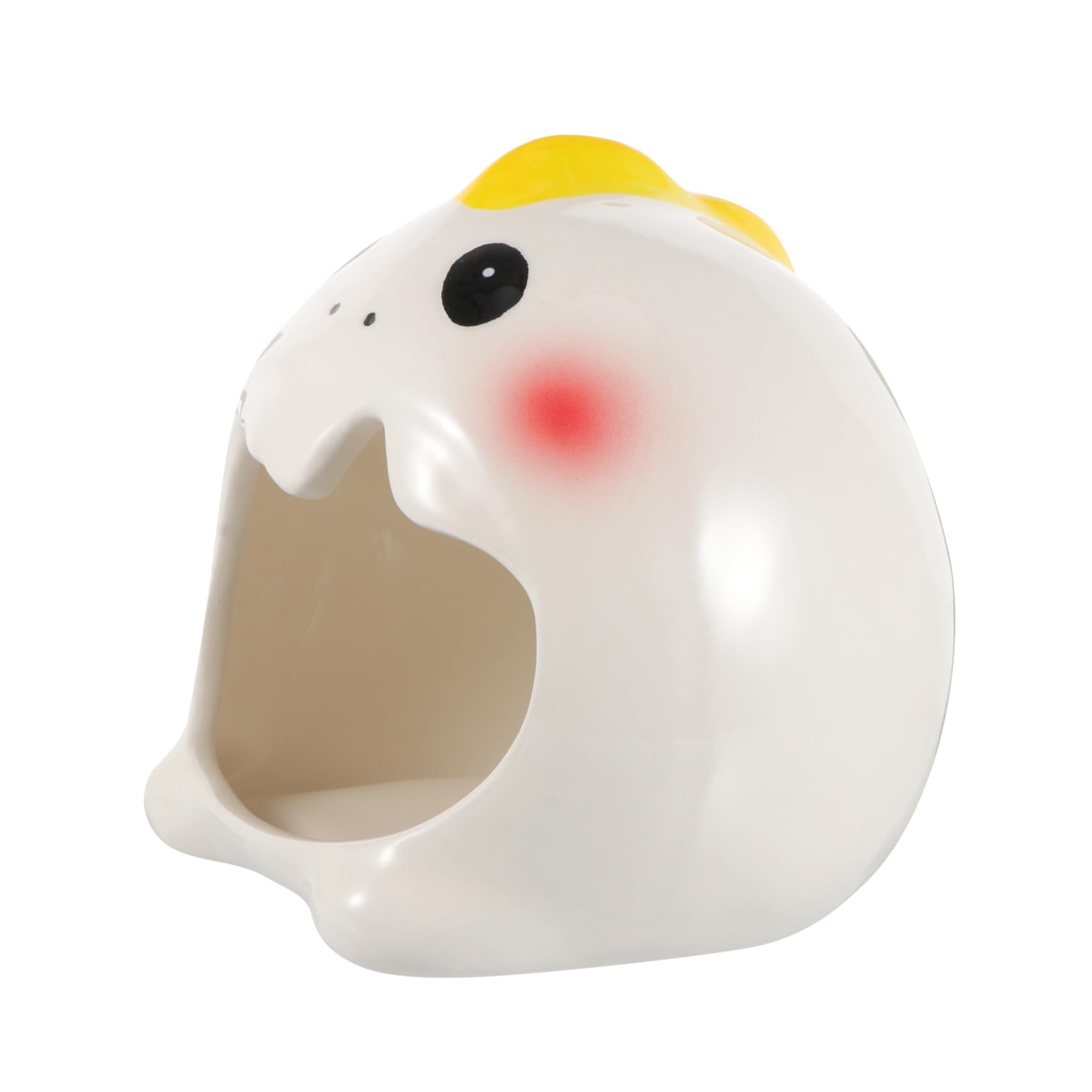 Kisangel Casa Nido De Hámster Nido De Chinchilla Nido para Dormir De Cerámica para Hámster Jaula De Hámster De Cerámica Cama para Dormir De Chinchilla Casa De Chinchilla Nido De