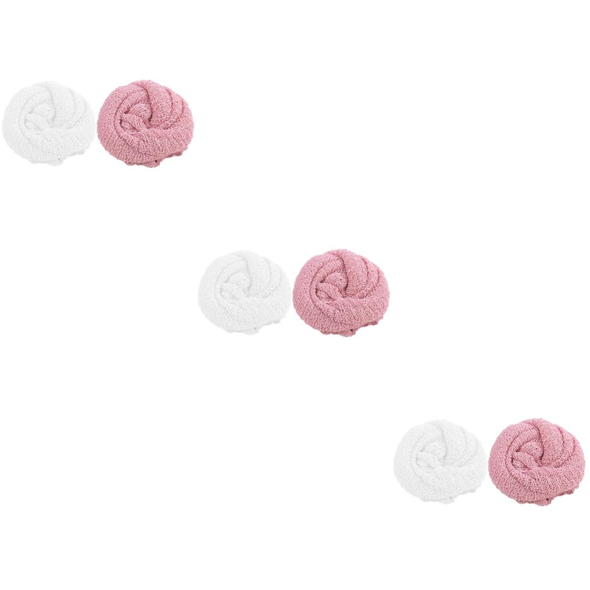 ifundom 6piezas De Envoltura para Recién Nacidos y Transpirable para Fotografía y Rosa Multifuncional y