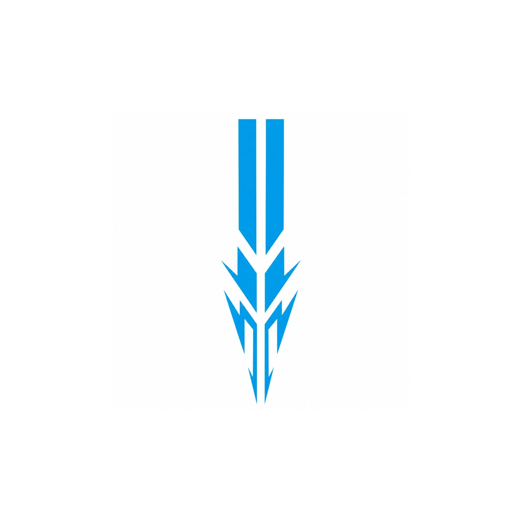 Universal PVC Car Hood Stripe Sticker, Racing Body Decal for Auto Exterior Decoration, Sporty Vinyl Graphic Wrap(K-704 Blue)