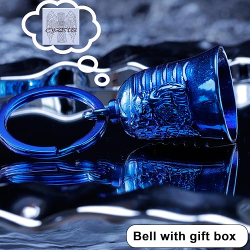 Image of Motorcycle for Bells - Motorcycle Angel Bell for Men Women,Bell Biker Accessory,Guard Riding Safety (Black)