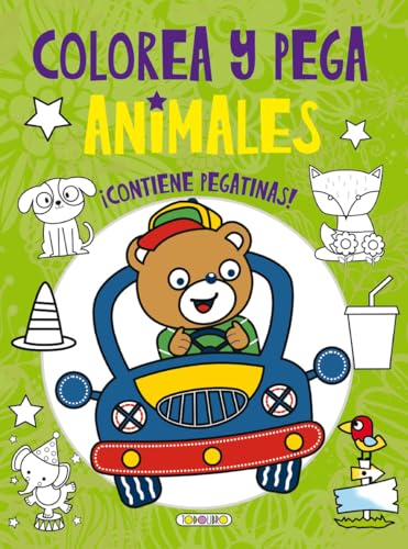 Colorea y pega animales 2