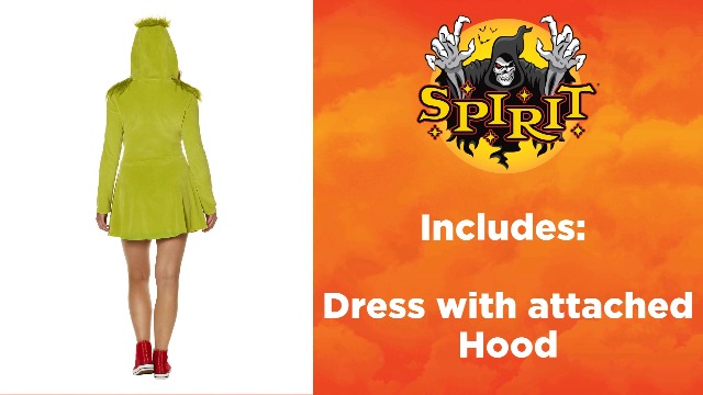Amazon.com: Spirit Halloween How The Grinch Stole Christmas! The Grinch  Adult Hooded Dress Costume | Officially Licensed | Dr. Seuss : Clothing,  Shoes & Jewelry