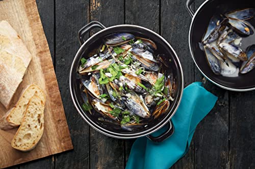 Marmite à moules 25 cm émaillée pour cuire sans attacher - 8