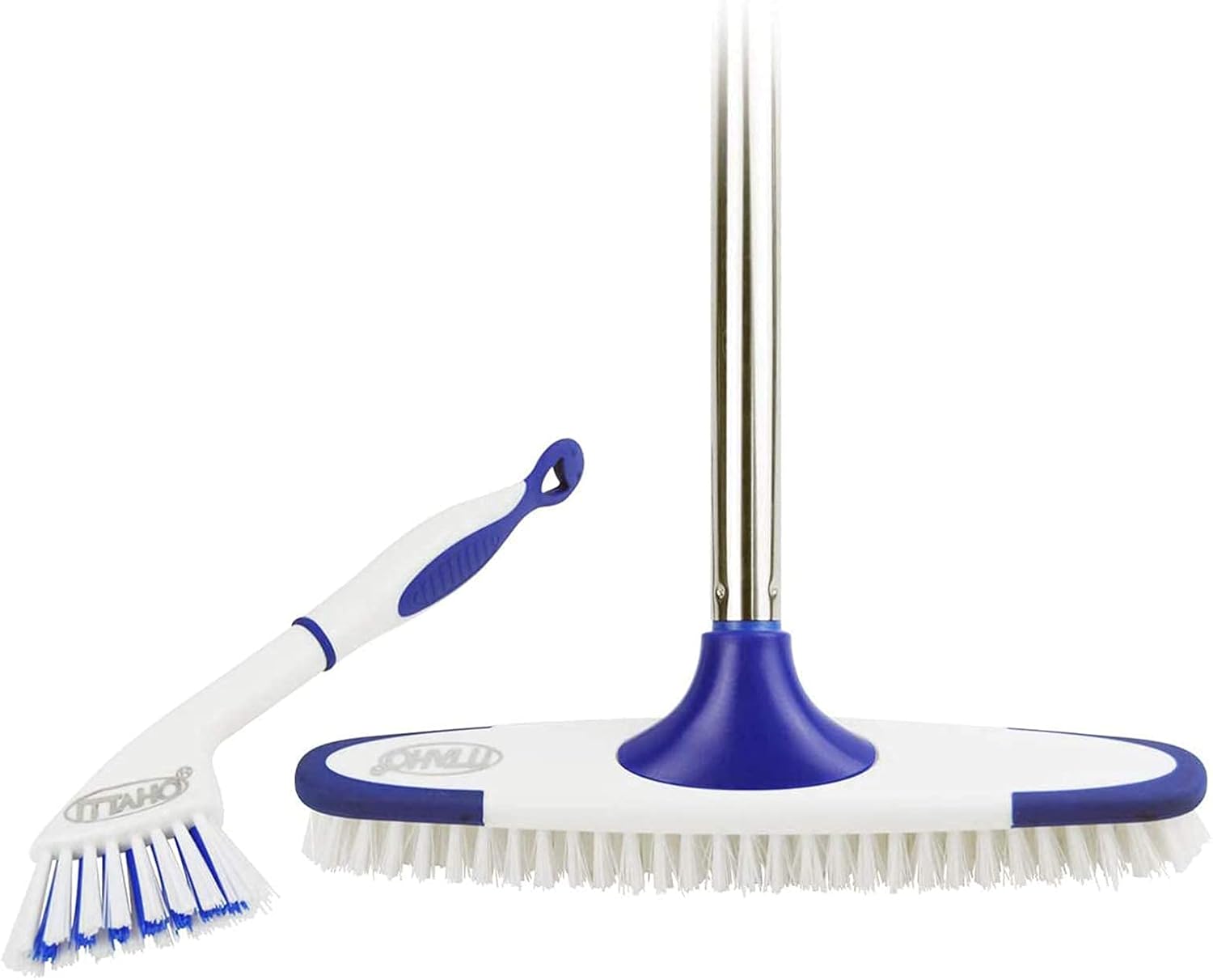 ITTAHO Extendable Window Squeegee Cleaning Tool, and Floor Scrub Brush