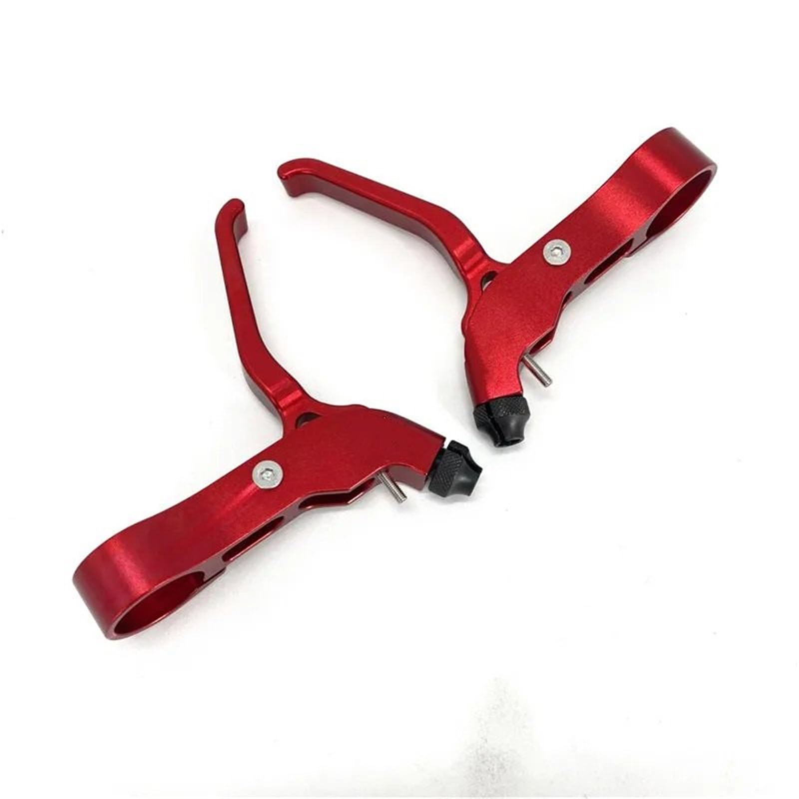 AIQWOJD Bike Rear Brake Drum Bike Brake Rear Drum Ultralight Bike Brake Levers Fit for Brompton Birdy Brake Lever 22.2mm Handlebar C Caliper V Brake Lever(Red)
