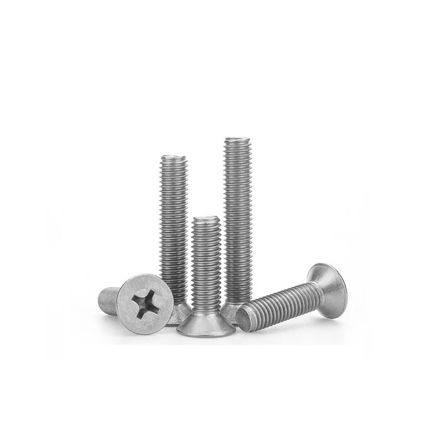 TA2-Reintitan-Kreuzschlitz-Senkkopfschrauben M1,4 M1,6 M2 M2,5 M3 M4 M5 Flachschrauben aus Legierung(M4x45mm 20pcs)