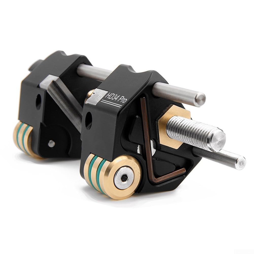 Hongdui HD-34 Winkelschärfer-Set für Holzbearbeitung für Meißel und Hobel, 5–70 mm interner Schneidkopf, 3-teilig, schwarz