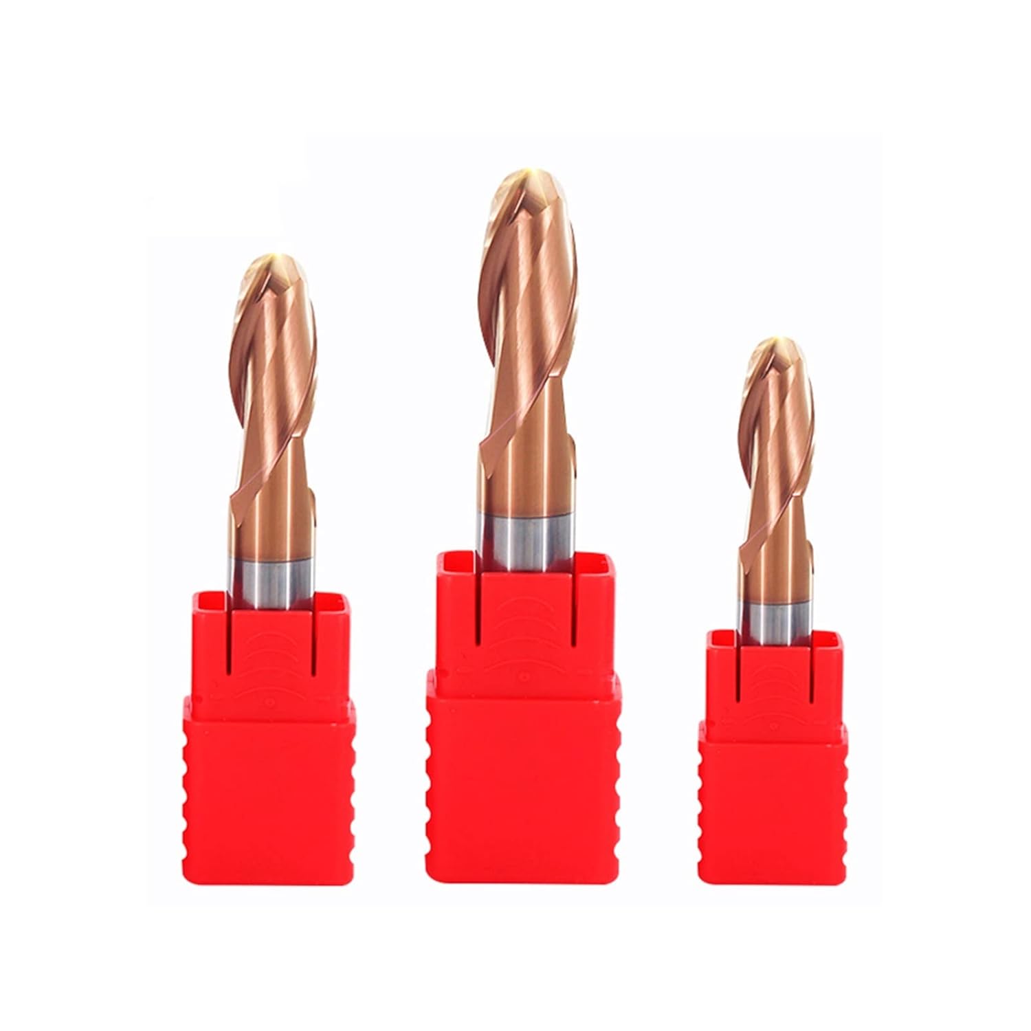 ハードウェアフライスカッター 2フルートHRC55ボールエンドミリングカッタータングステン炭化物ツールCNCフライス盤CNCミーリン