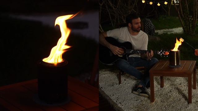 Amazon.com : Red Mountain Valley Smokeless Tabletop Fire Pit with