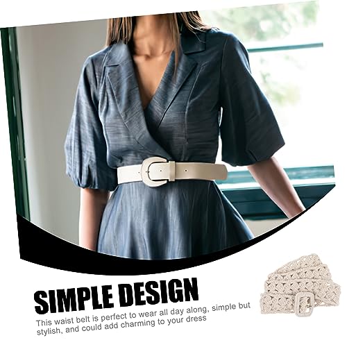 Handmade Cotton Woven Waist Belt for Women Fashionable Decorative Skirt Accessory Wide Cinch Belt Lace Trim2