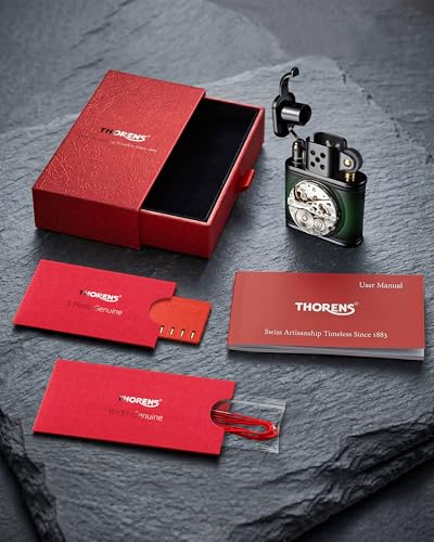 Set de regalo encendedor recargable THORENS con caja miniatura 2