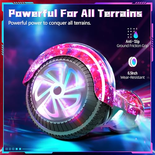 Image of SISIGAD Scooter, 6.5 inch Flash Wheels & Corlorful LED Lights, All for Girls Boys Kids Ages 6+