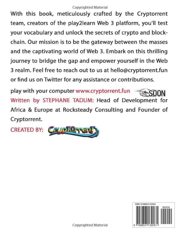 Miniatura 2 de BECOME A WEB 3 WORD INVESTIGATOR WITH 650 CHALLENGING CRYPTO AND BLOCKCHAIN CROSSWORD PUZZLES (Eye-Friendly Extra-Large Print) Decode the secrets of