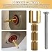 Aulpq Stem Adapter with Screw 970-0770, for Pfister Replacement Parts, Shower Sartridge, Shower Handle, Shower Adapter for Tub Faucet,Brass