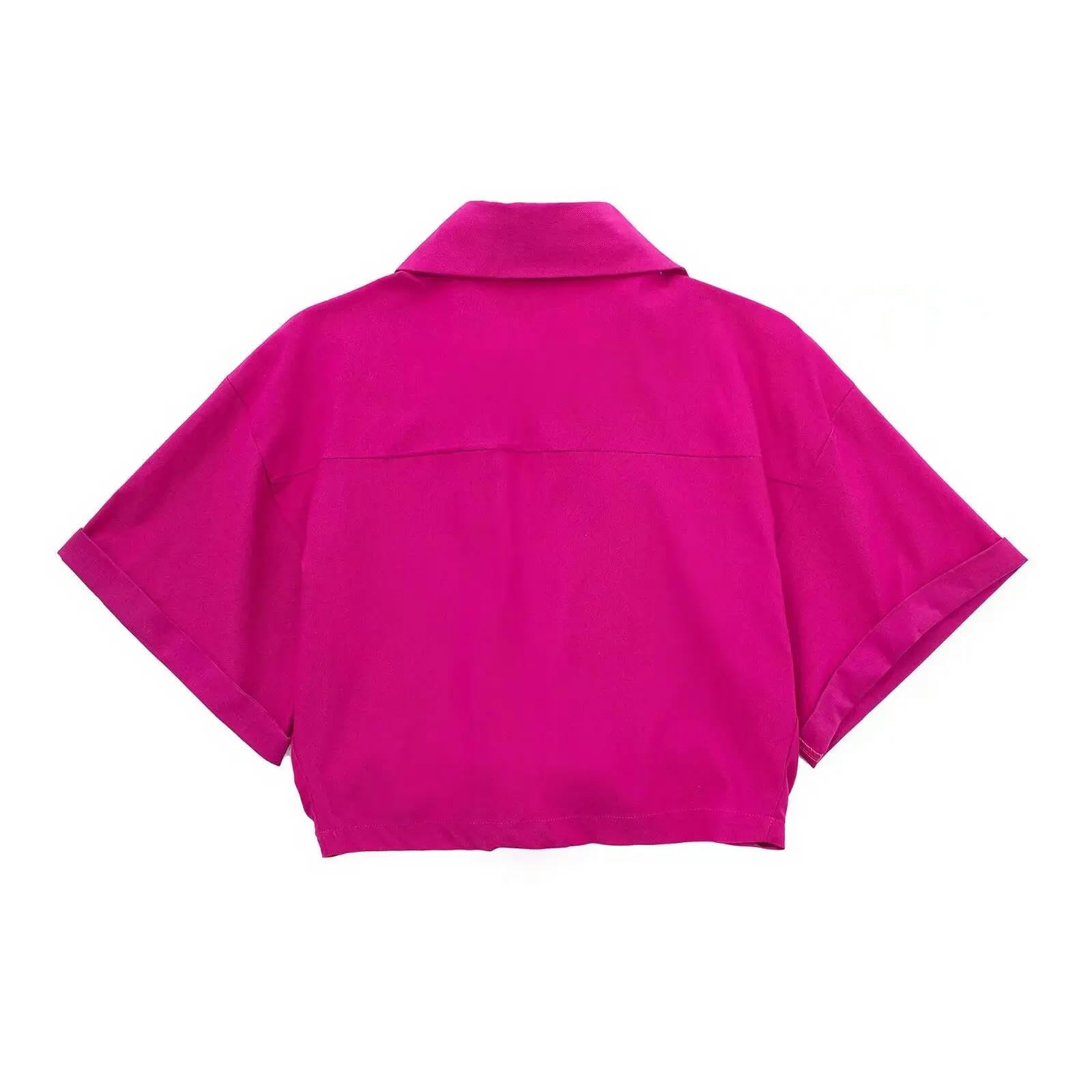 t Shirt Donne Tasche Annodate in Lino Annodate Short Smock Bluse Lady Lady Shirt Tops Tops Tops Trops per Donne Donne