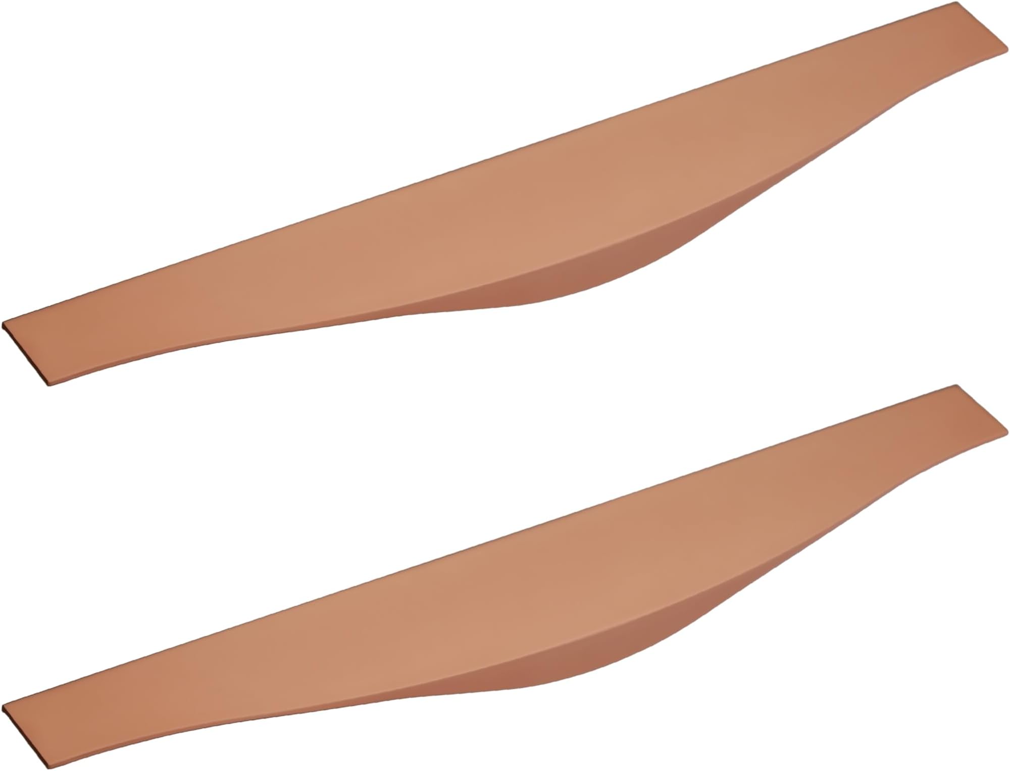 LAPO 3 Pack Elite 12 Inch Aluminum Kitchen Profile Handle, Drawer Handle for Kitchen, Cabinet Profile Handle, Wardrobe Pull Handle for Home, Hotel, Office(Rose Gold Finish, Pack of 3)