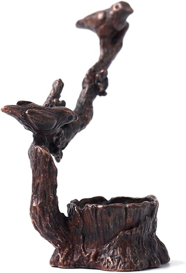 Incense Holder Incense Burner Incense Waterfall Antique Copper Creative Line Incense Furnace Household Retro Aromatherapy Furnace Study Room Tea Ceremony Line Incense Insert Ornament Backflow Incense