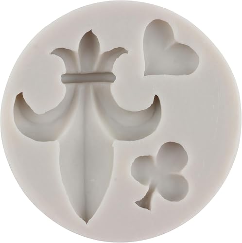 Miniatura 8 de Sijiangmold Moldes de silicona de póquer, juego de cartas de casino, molde de fondant de chocolate para decoración de cupcakes, decoración