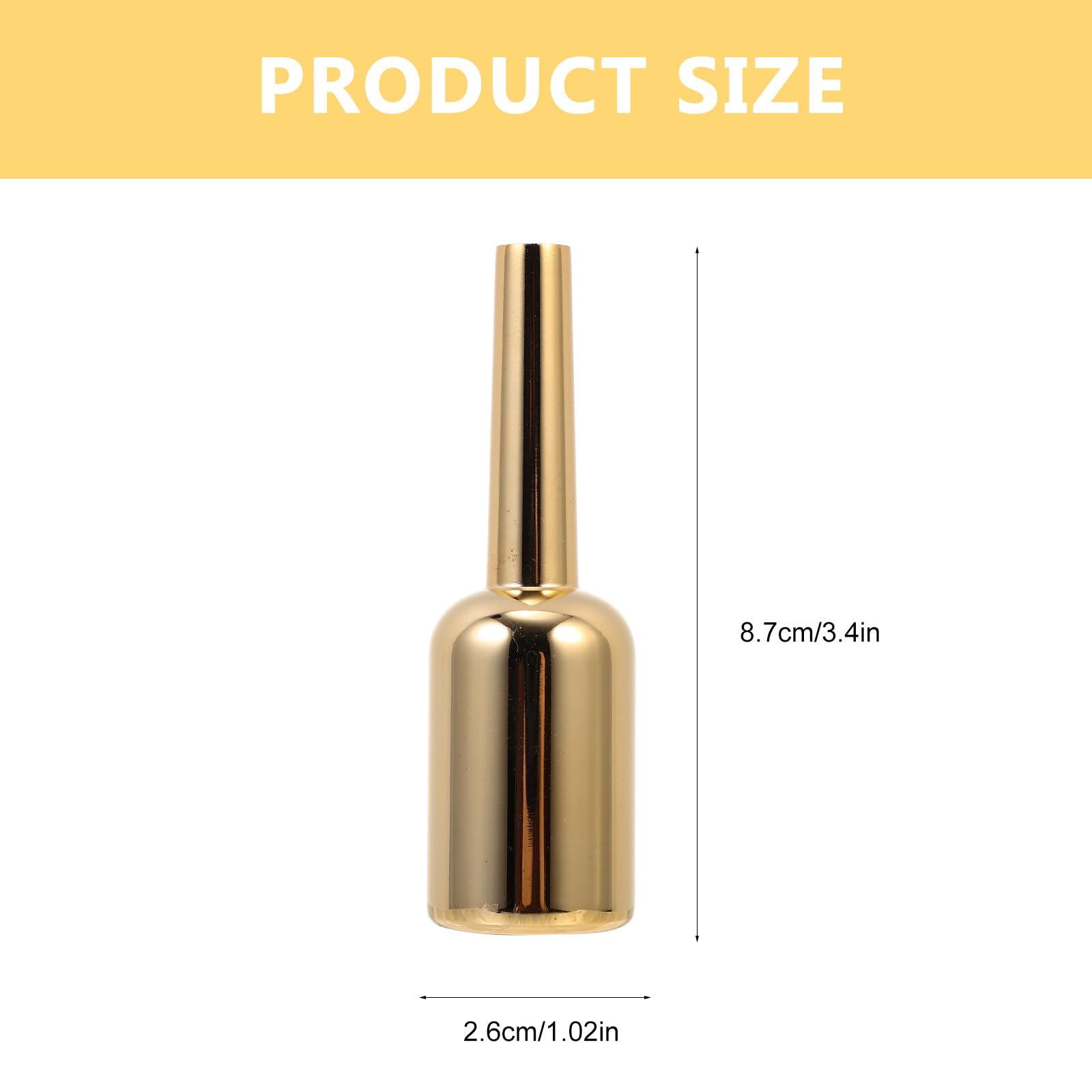 TOYANDONA Becco per Tromba in Placcatura Oro Suono Ricco ed Elegante, Accessorio Professionale per Principianti e Musicisti Esperti
