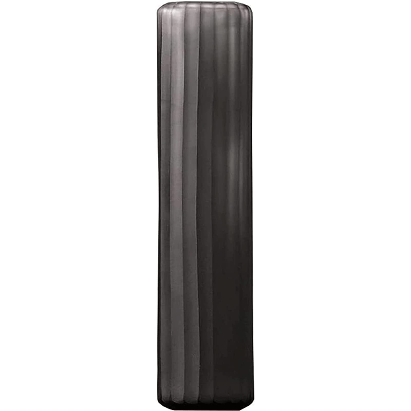 Ngdfgr As Known Fashion Simple Modern Vase Black Frosted Glass Flower Vases Exquisite Eclectic Flowerpot For Home Table Decor Bookshelf Entryway Mantel Decoration (D),D