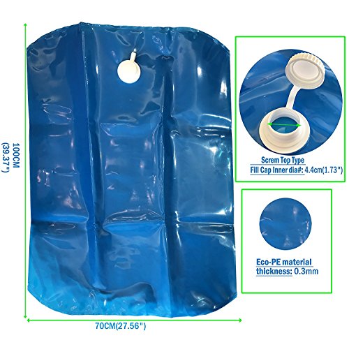 20 Gallon Water Storage Bag, Emergency Water Bladder #TOP2