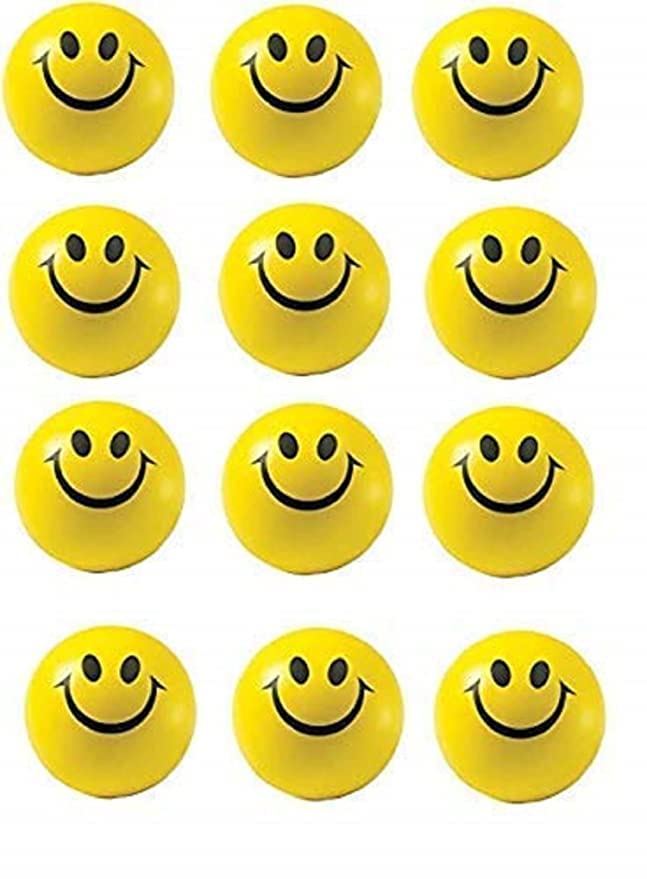 Image of Arise Export:- Supreme Quality Shopee Stress Reliver Smiley Ball Funny face Sponge Balls Medium Size Premium Pool Balls for Kids (6)
