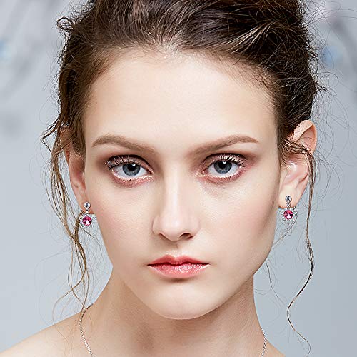Boucles d'oreilles cristaux forme fleur argent pour look chic - 3