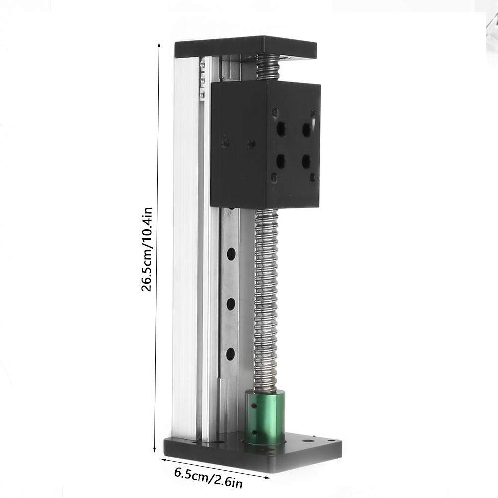 Schiebetisch NEMA 23, Lineartisch mit Kugelumlaufspindel Präzisions-Schiebetisch, 150 mm Hub, Lineartisch für NEMA 23-Motor