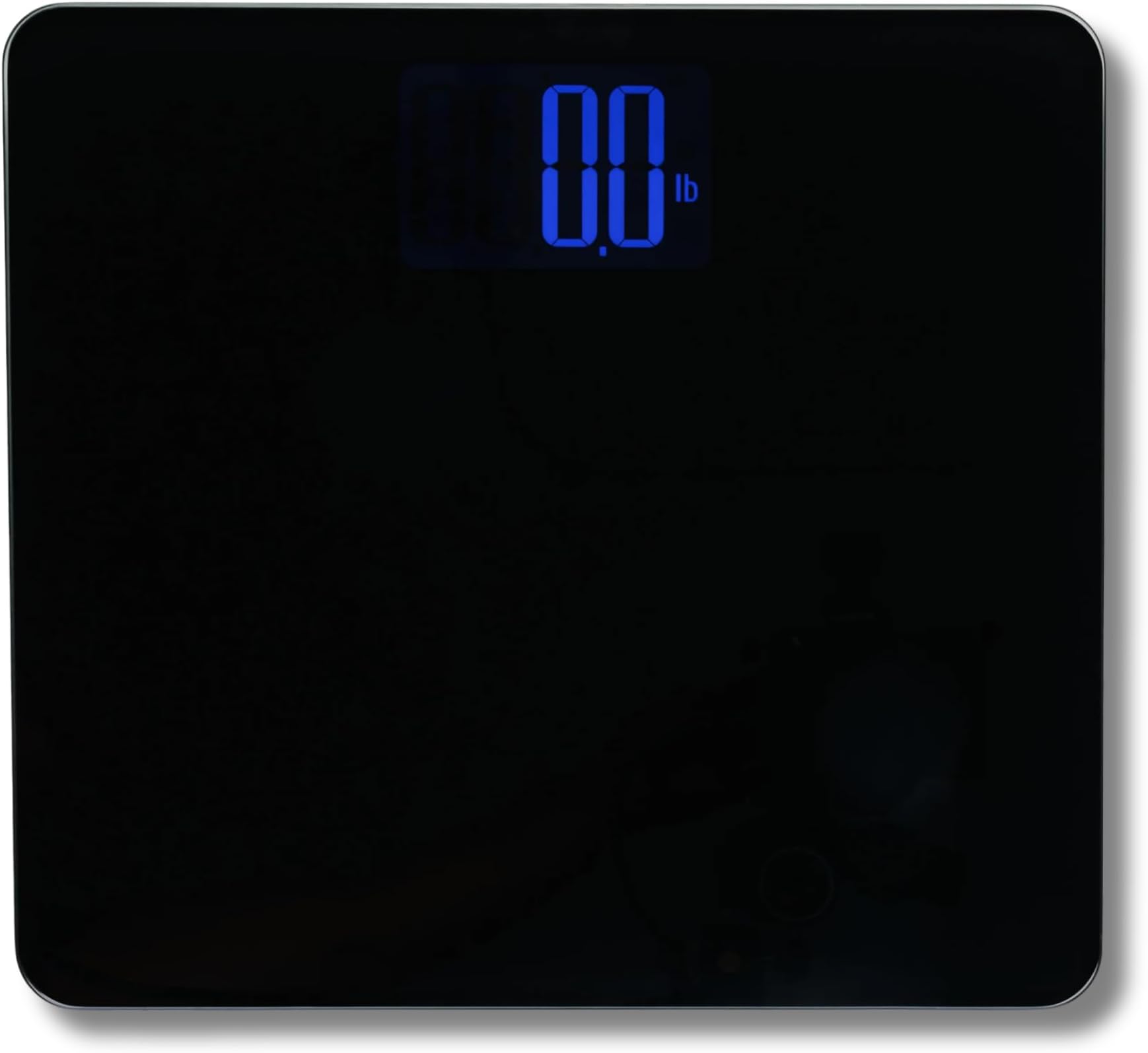HD-366F FitScan Digital Weight Scale - 440 lb Capacity - 8mm Tempered Glass Platform - Jumbo Blue Backlit LCD - Sleek Low-Profile Design - Heavy-Duty Durable Build - Japan Technology