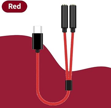USB C - 3.5mm ダブルメスサウンドケーブルタイプ C - 3.5mm アダプターステレオ延長コードホームシアターアクセサリー用 USB - アダプター