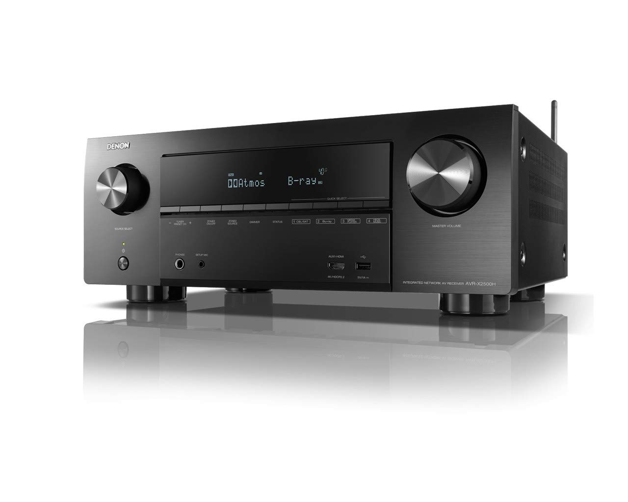 DENON AVR-X2500H HEOS対応 AVレシーバー Receiver AVR X2500H 7.2 Canais HDMI Bluetooth Denon | Amazon.com.br