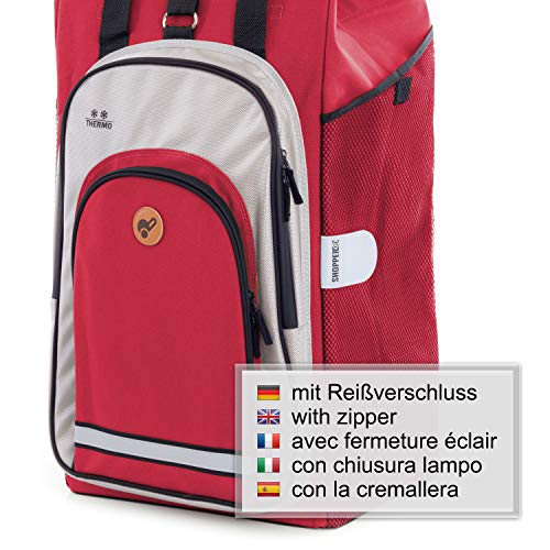 Andersen Shopper Royal mit 3-Speichenrad Alu klappbar mit Rad Ø 25cm und 62 Liter Tasche Hydro 2.0 mit Kühlfach rot – Bild 5