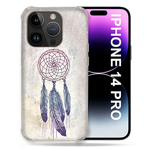 Coque iPhone 14 Pro Zen Attrape Reve Blanc une idée cadeau utile pour smartphone 6.1