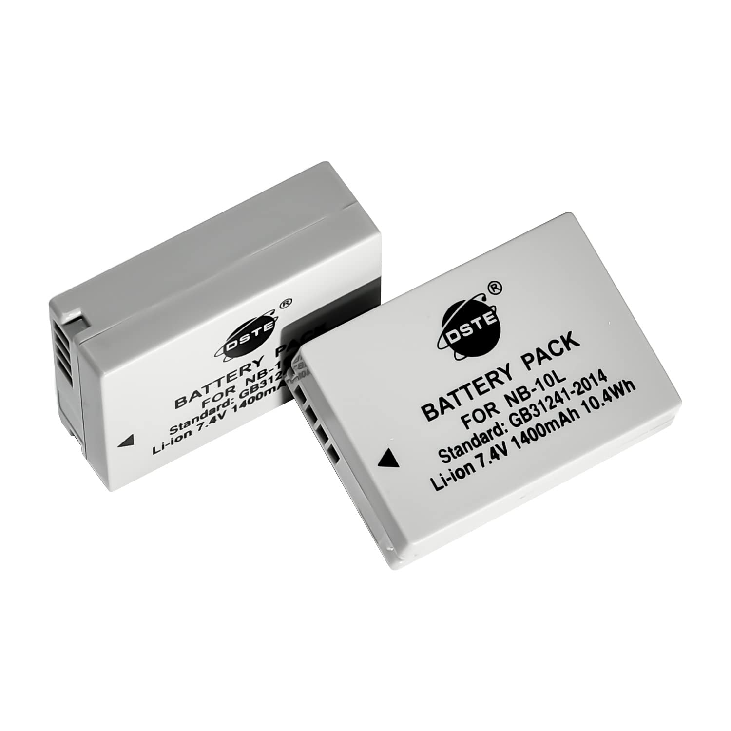 Amazon.com : DSTE 2X NB-10L NB10L Replacement Li-ion Battery for