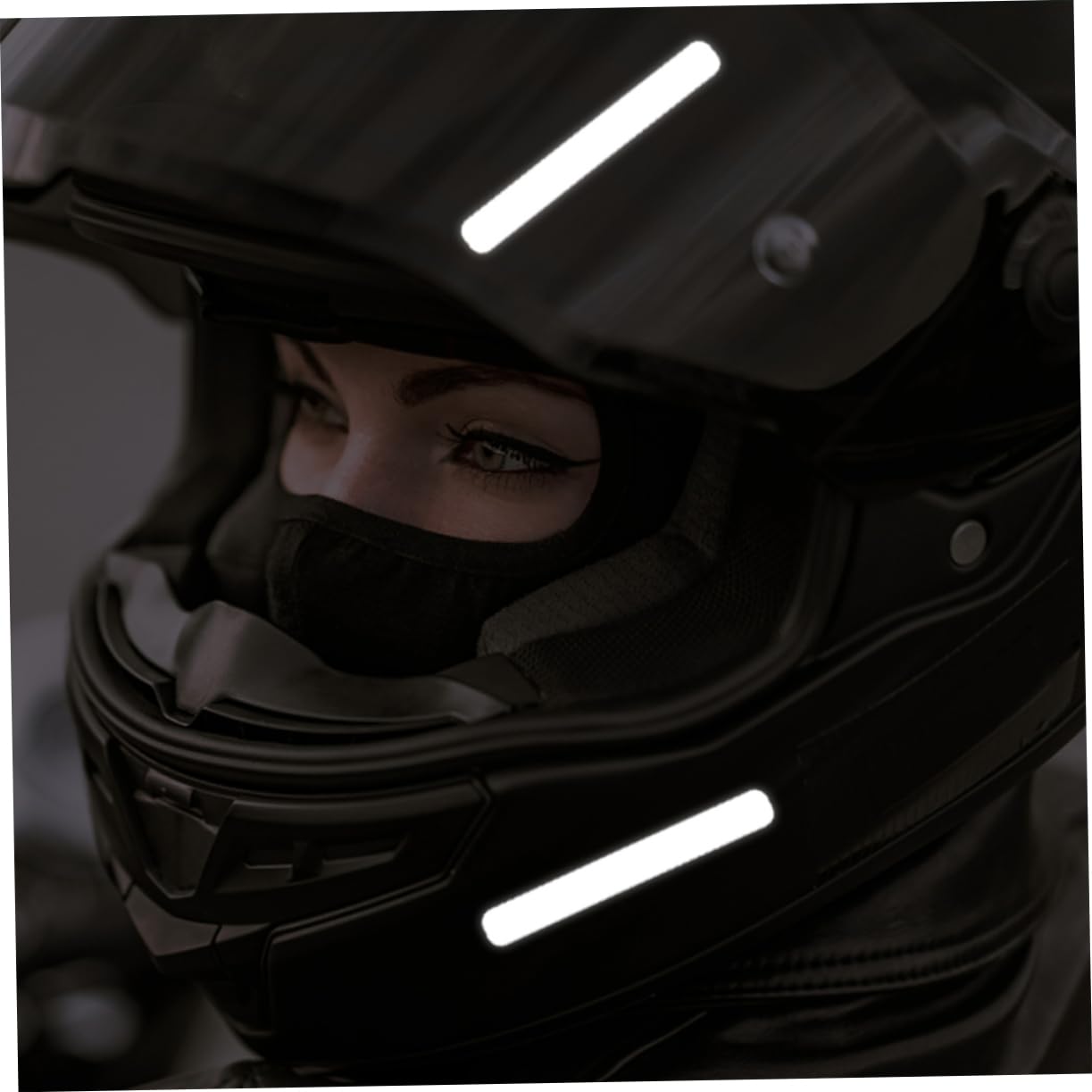 ULTECHNOVO 6 Blätter Reflektierende Helmaufkleber Aufkleber Für Skihelme Helmaufkleber Und Abziehbilder Aufkleber Für Helme Reflektierender Aufkleber Schneemobil-Aufkleber Helm-Aufkleber Harz