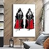 Zwart en Rood Hoge Hakken Canvas Schilderij Luxe Hoge Hakken Posters Prints Wall Art Foto ‘S voor Woonkamer Decor…